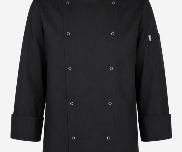 Çıtçıtlı Uzun Kol Siyah
